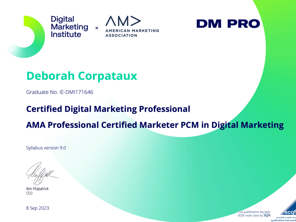 Certified Digital Marketing Professional